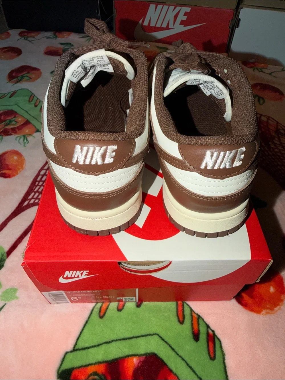 Nike Dunk Low Cacao Wow Womens 7 Shoes Brown Sneakers Youth 5.5